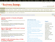 Tablet Screenshot of business.scoop.co.nz