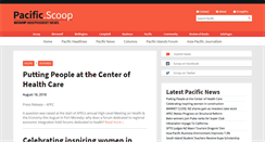 Desktop Screenshot of pacific.scoop.co.nz